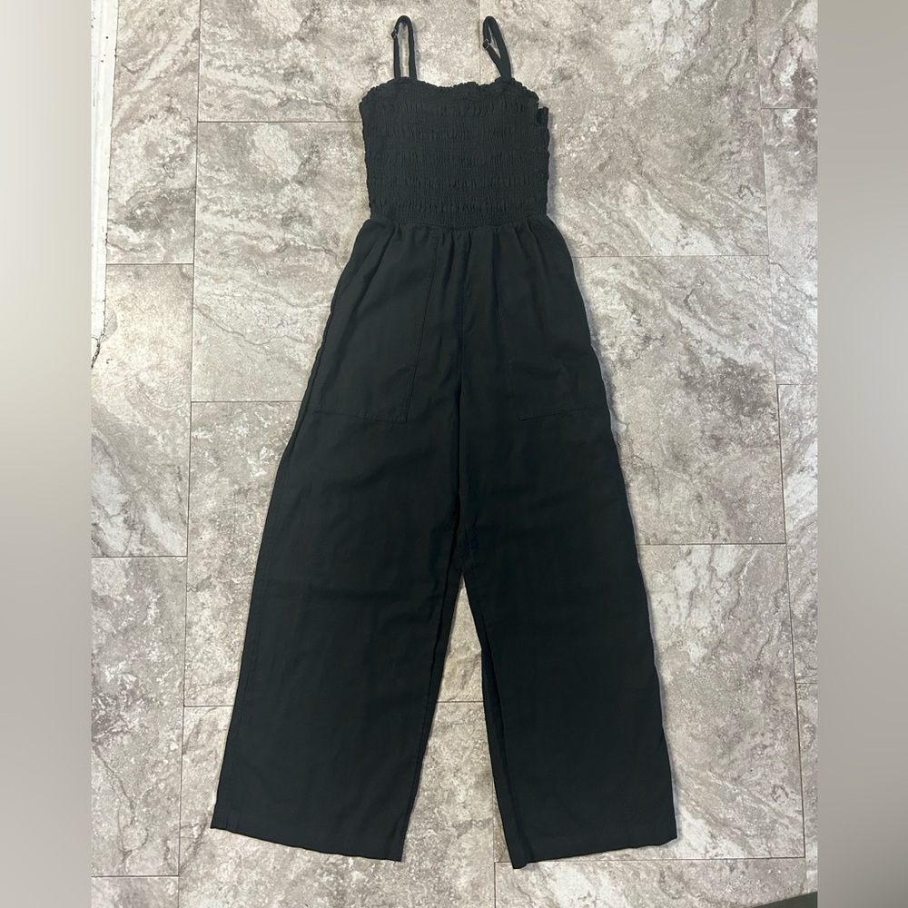 Universal Thread Smocked / Shirred Spaghetti Strap Jumpsuit XS